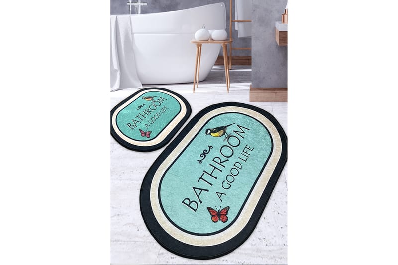 Pani Badeværelsestæppe 60x100 cm Rektangulær, Flerfarvet