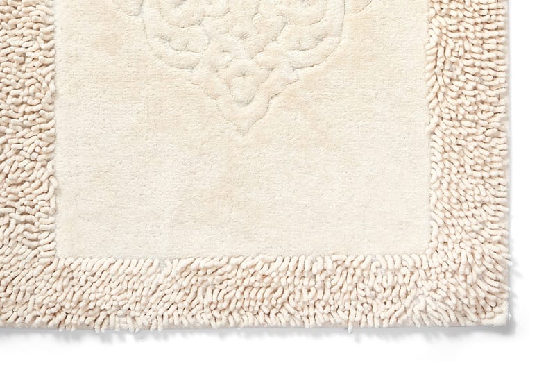 Papudi Badrumsmatta 60x100 cm Rektangulär Creme - Tekstiler - Tæpper - Badeværelsesmåtte