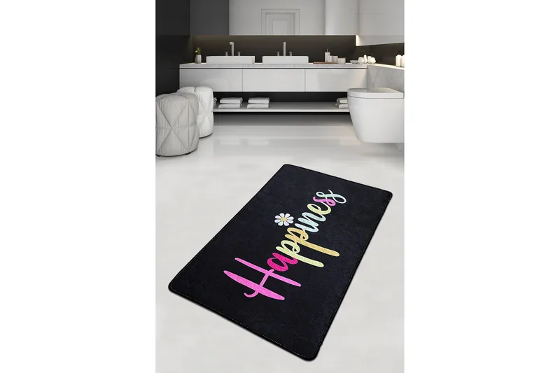 Parmar Badeværelsestæppe 80x100 cm Rektangulær, Flerfarvet