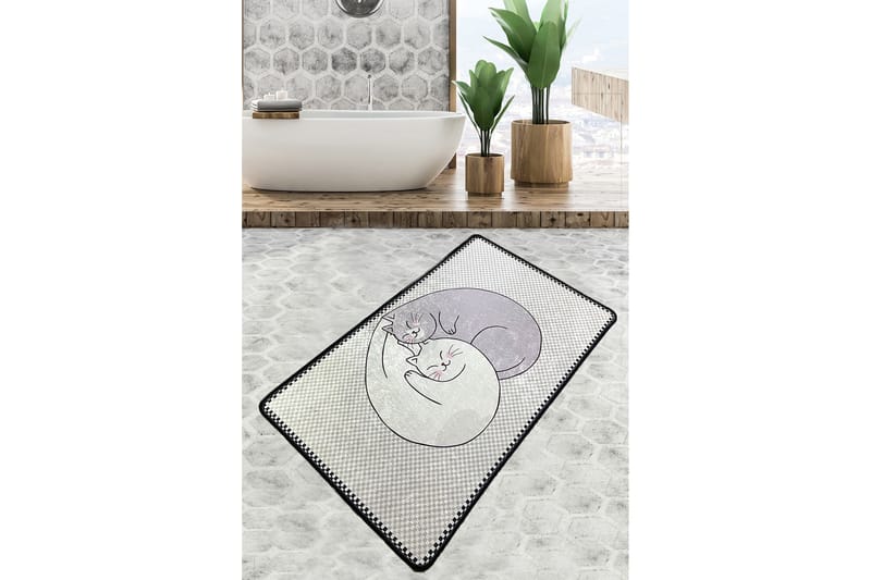 Parmeshwari Badeværelsestæppe 70x120 cm Rektangulær, Flerfarvet