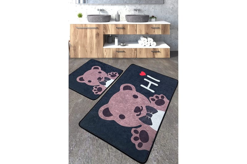 Soubiran Badeværelsestæppe 60x100 cm Rektangulær, Flerfarvet