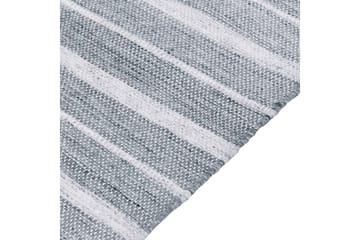 Bademli Ryetæppe 140x200 cm - Grå - Tekstiler - Tæpper - Fladvævet tæppe