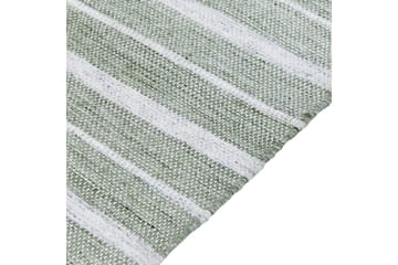 Bademli Ryetæppe 140x200 cm - Grøn - Tekstiler - Tæpper - Fladvævet tæppe