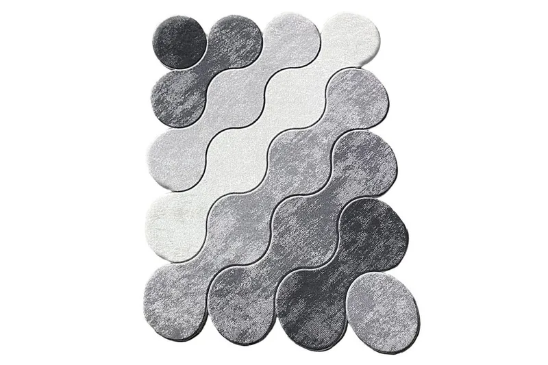 Badenamåtte Sufia Grå / Lysegrå / Hvid, Kulgrå/Hvid/Lysegrå