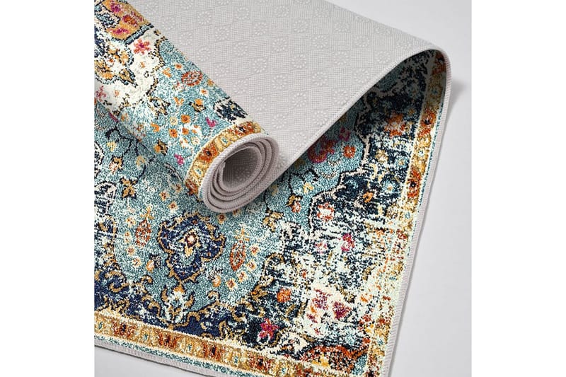 Badenamåttesæt (2 stykker) Masafumie Multifarvet - Multifarvet - Tekstiler - Tæpper - Badeværelsesmåtte