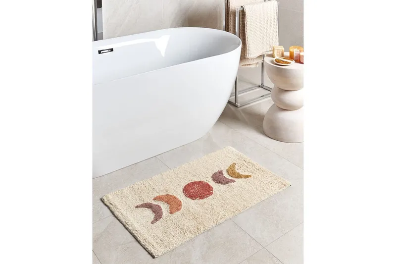 Badeværelsesmåtte Esme - Beige, orange, gul, rød - Tekstiler - Tæpper - Badeværelsesmåtte