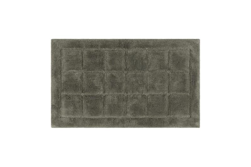 Badeværelsesmåtte Firkant, 70x120 cm, Smaragdgrøn