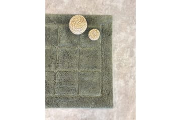 Badeværelsesmåtte Firkant - 70x120 cm, Smaragdgrøn - Tekstiler - Tæpper - Badeværelsesmåtte