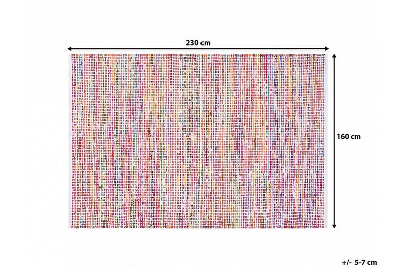 Belen Tæppe 160x230 cm - Flerfarvet - Tekstiler - Tæpper
