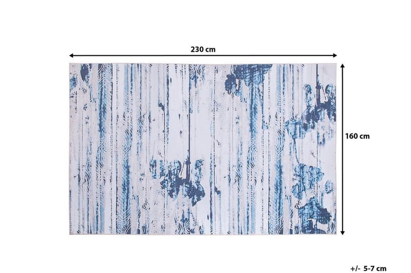 Burden Tæppe 160 | 230 cm - Blå - Tæpper