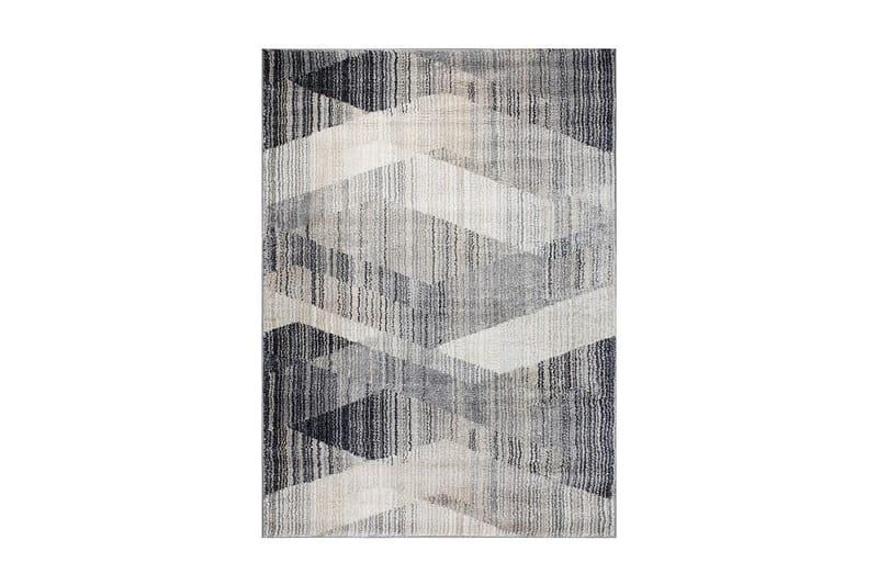 D-sign Siena Tæppe 120x170 - Hvid/Mørkegrå - Tæpper - Små tæpper