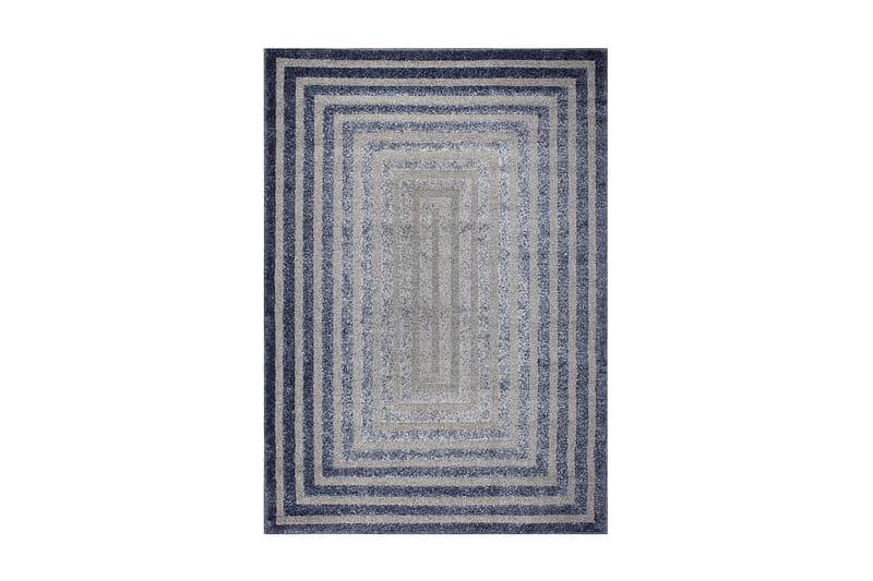 D-sign Terni Tæppe 120x170 - Mørkeblå/Creme - Tæpper - Små tæpper