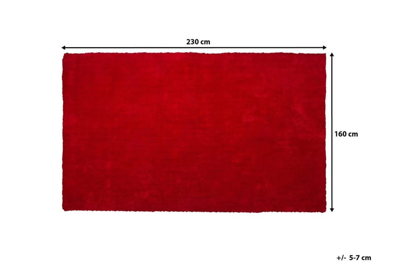 Demre Tæppe 160x230 cm - Rød - Tekstiler - Tæpper