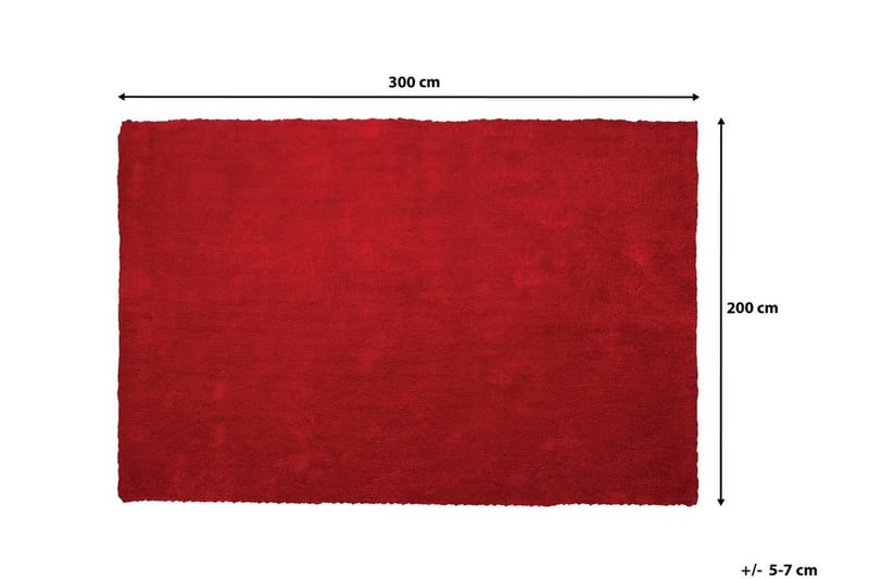 Demre Tæppe 200x300 cm - Rød - Tekstiler - Tæpper