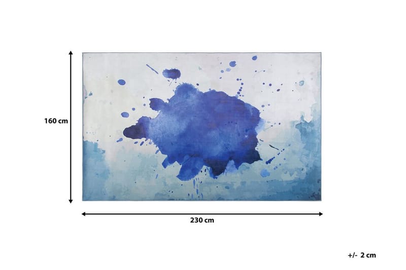 Domenice tæppe 160x230 cm - Blå - Tæpper