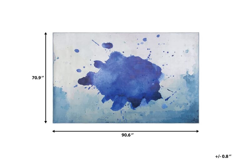 Domenice tæppe 160x230 cm - Blå - Tekstiler - Tæpper - Moderne tæppe - Wiltontæpper