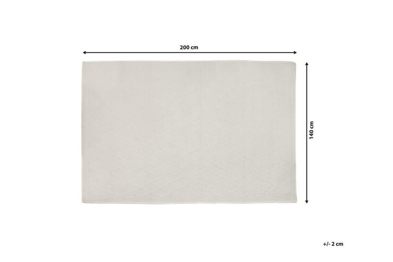 Erzin Tæppe 140x200 cm - Hvid - Tekstiler - Tæpper