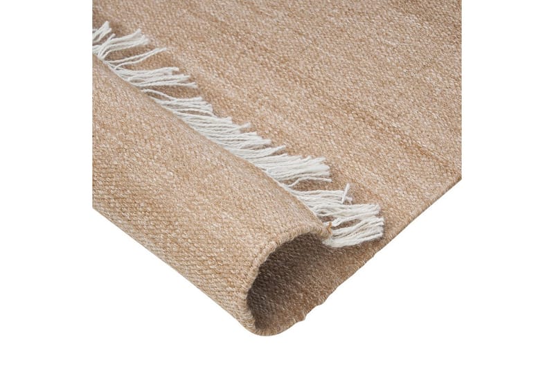 Fladvævet Malhia - Beige, 160x230 cm - Tekstiler - Tæpper - Fladvævet tæppe