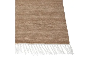 Fladvævet Malhia - Beige, 80x150 cm - Tekstiler - Tæpper - Fladvævet tæppe