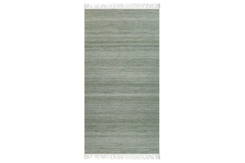 Fladvævet Malhia, Grøn, 80x150 cm