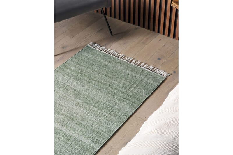 Fladvævet Malhia - Grøn, 80x150 cm - Tekstiler - Tæpper - Fladvævet tæppe