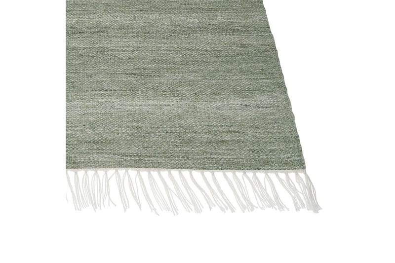 Fladvævet Malhia - Grøn, 80x150 cm - Tekstiler - Tæpper - Fladvævet tæppe