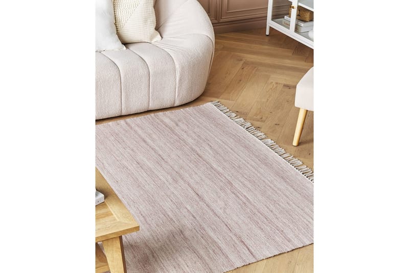 Fladvævet Malhia - Rød, 160x230 cm - Tekstiler - Tæpper - Fladvævet tæppe