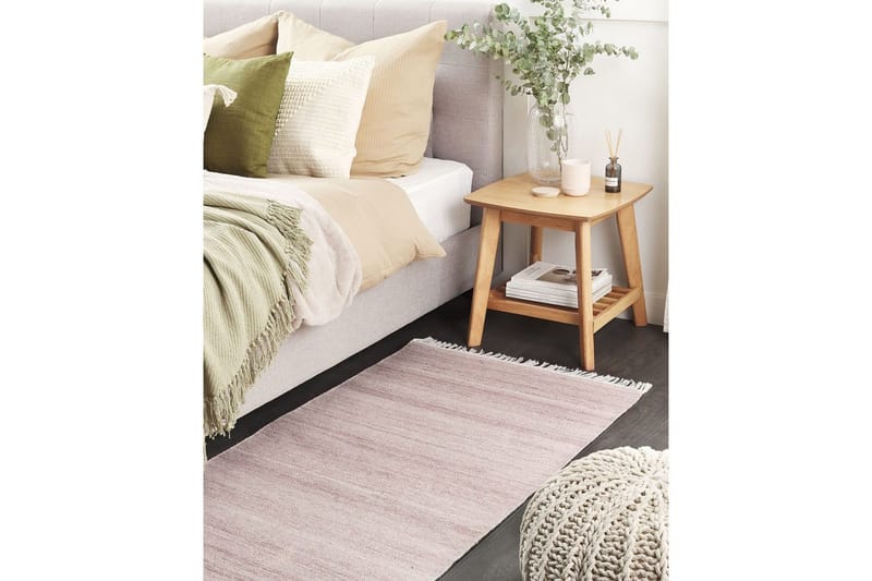 Fladvævet Malhia - Rød, 80x150 cm - Tekstiler - Tæpper - Fladvævet tæppe