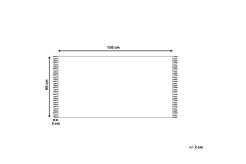 Fladv ævet Mirza - Beige, Natur, Grå, Hvid - Tekstiler - Tæpper - Fladvævet tæppe