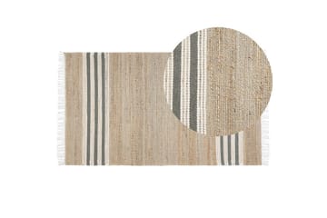 Fladvævet Mirza - Beige, Natur, Grå, Hvid - Tekstiler - Tæpper - Små tæpper