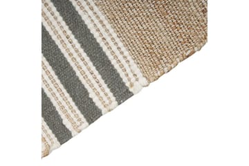 Fladvævet Mirza - Beige, Natur, Grå, Hvid - Tekstiler - Tæpper - Små tæpper
