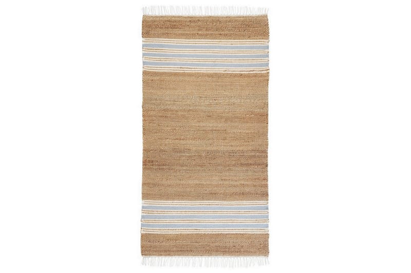 Fladvævet Mirza - Beige, Natur, Hvid, Blå - Tekstiler - Tæpper - Fladvævet tæppe