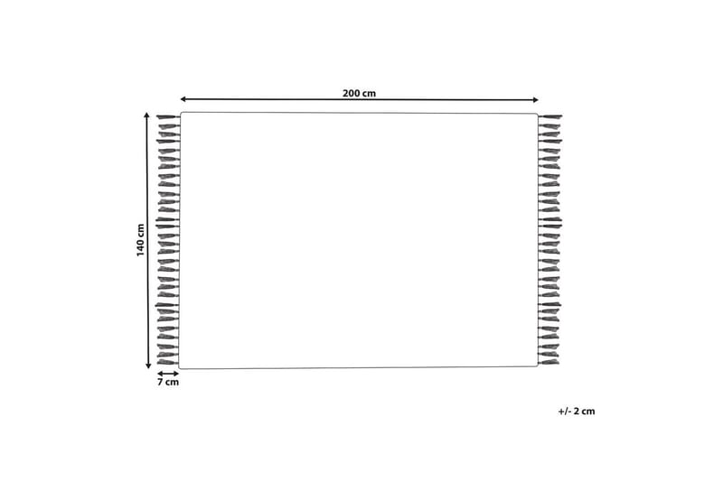 Fladvævet Nakkas - 140x200 cm - Tekstiler - Tæpper - Fladvævet tæppe