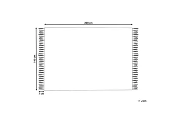 Fladvævet Nakkas - 140x200 cm - Tekstiler - Tæpper - Fladvævet tæppe