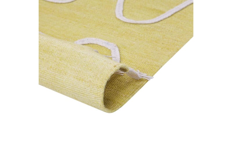 Fladvævet Yavu - Gul, 80x150 cm - Tekstiler - Tæpper - Udendørs tæpper