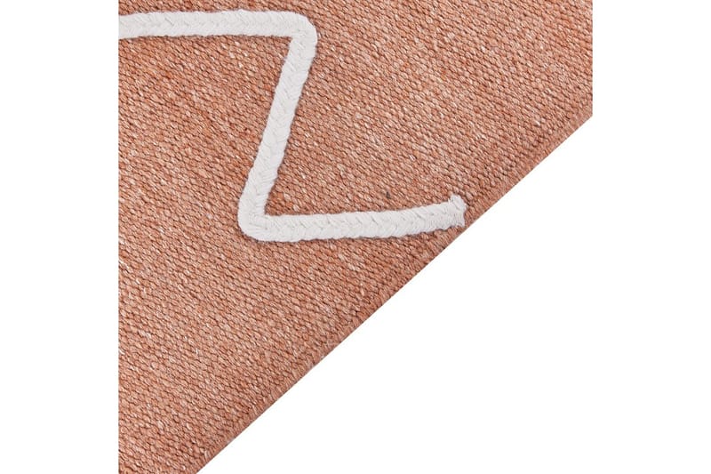 Fladvævet Yavu - Rød, Hvid, 140x200 cm - Tekstiler - Tæpper - Udendørs tæpper