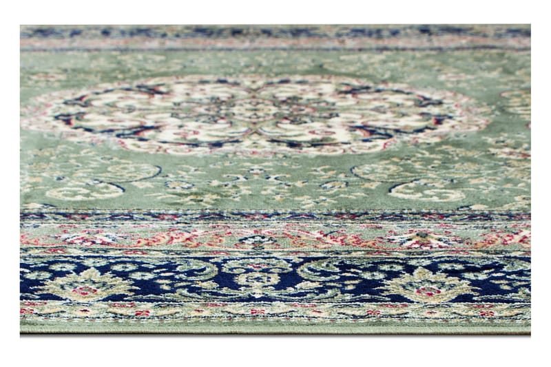 Casablanca Medallion Gulvtæppe 160x230 - Grøn - Tekstiler - Tæpper - Orientalske tæpper