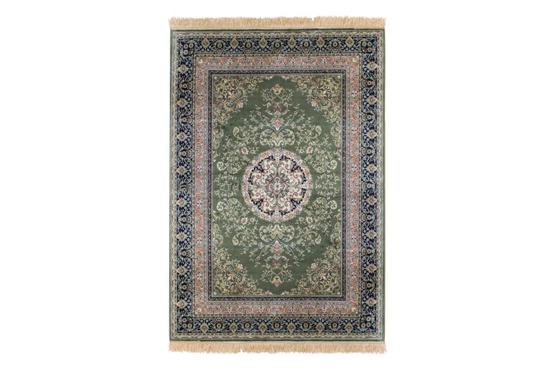 Casablanca Medallion Gulvtæppe 160x230 - Grøn - Tekstiler - Tæpper - Orientalske tæpper