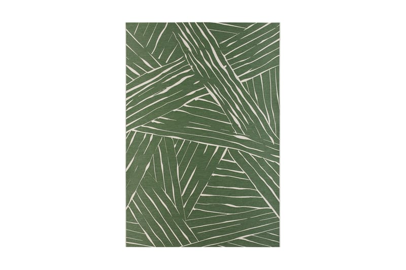 Domani Modern Fladvævet Tæppe 160x230 cm - Grøn - Fladvævet tæppe