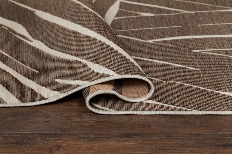 Domani Modern Fladvævet Tæppe 160x230 cm - Natur - Tekstiler - Tæpper - Fladvævet tæppe