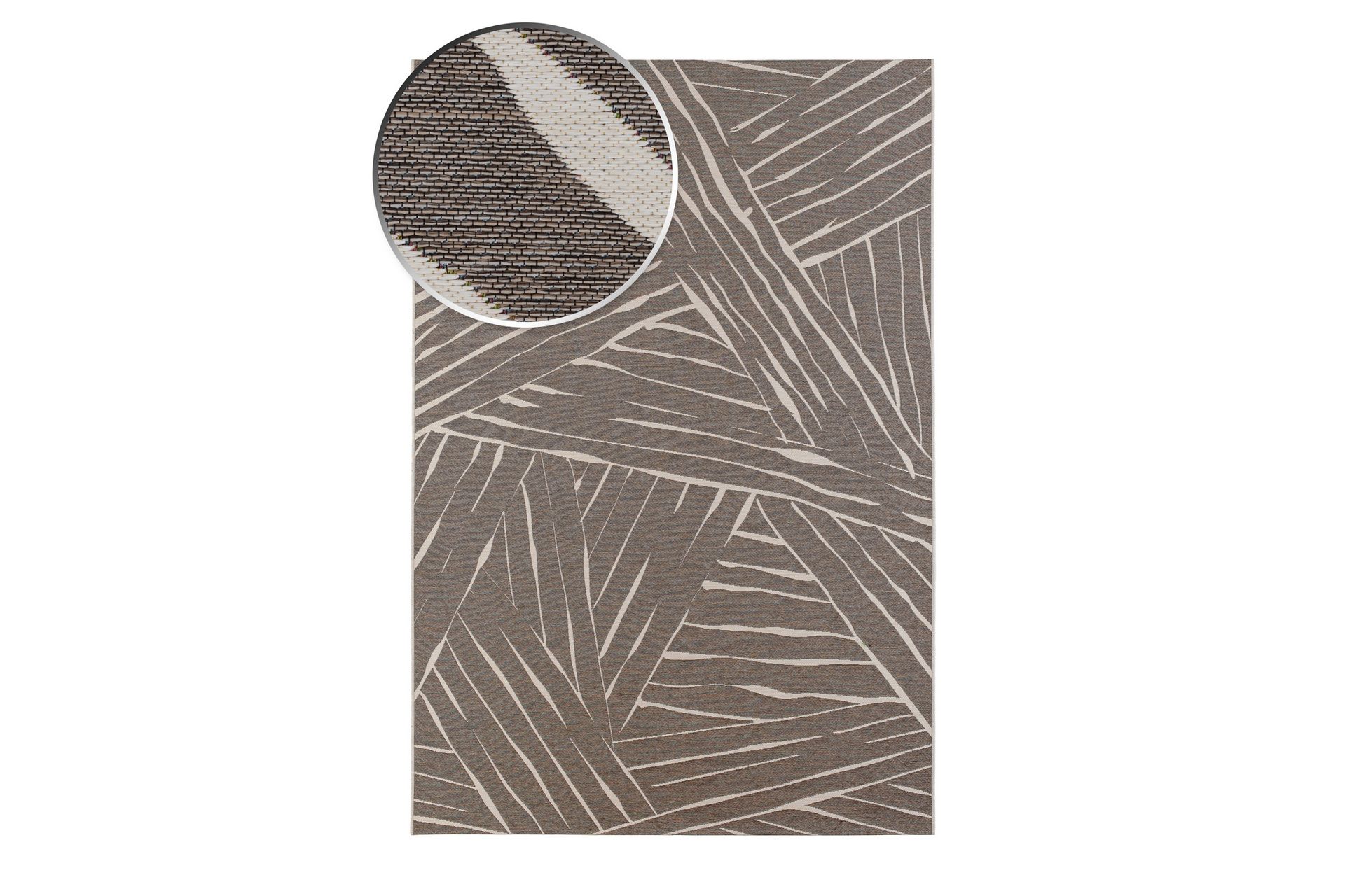 Domani Modern Fladvævet Tæppe 160x230 cm - Natur - Tekstiler - Tæpper - Fladvævet tæppe
