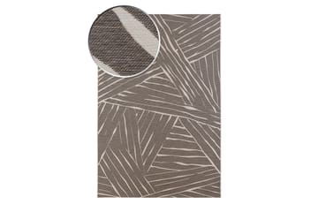 Domani Modern Fladvævet Tæppe 160x230 cm - Natur - Tekstiler - Tæpper - Fladvævet tæppe