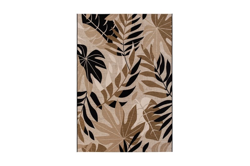 Domani Monstera Fladvævet Tæppe 160x230 cm - Flerfarvet - Tekstiler - Tæpper - Fladvævet tæppe
