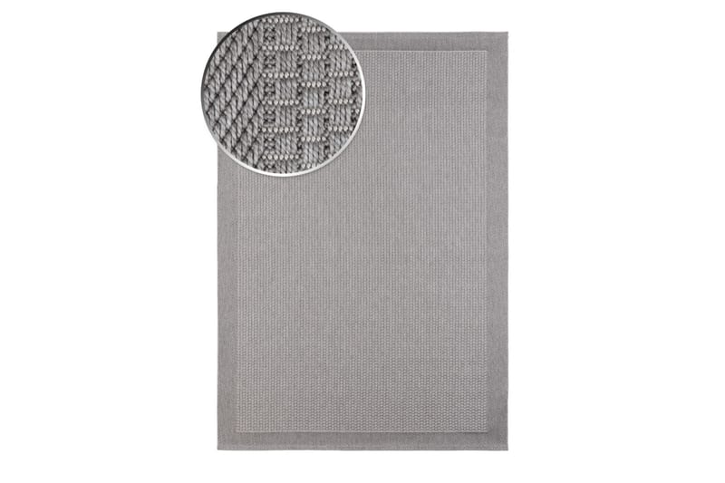Miami Fladvævet Tæppe 240x340 cm - Grå - Tekstiler - Tæpper - Fladvævet tæppe