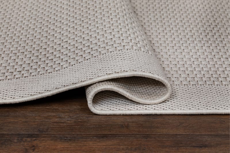 Miami Fladvævet Tæppe 240x340 cm - Hvid - Tekstiler - Tæpper - Fladvævet tæppe