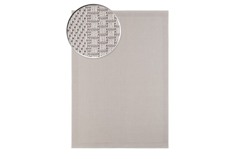 Miami Fladvævet Tæppe 240x340 cm - Hvid - Tekstiler - Tæpper - Fladvævet tæppe