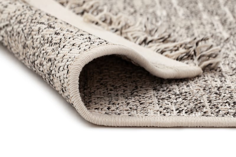 Pujols tæppe 200x290 cm - Grå | Beige - Fladvævet tæppe