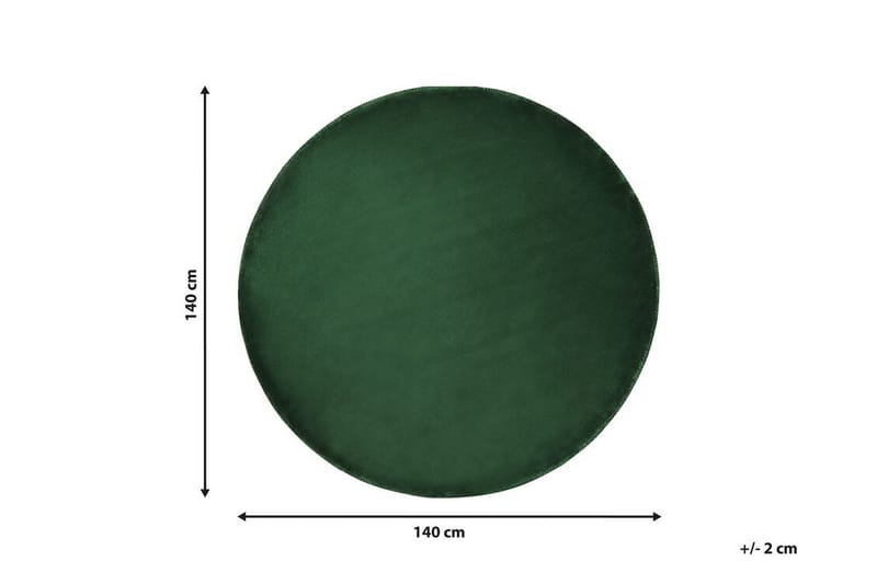 Tæppe 140 cm Grøn GESI II - Grøn - Fladvævet tæppe