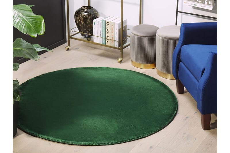 Tæppe 140 cm Grøn GESI II - Grøn - Tekstiler - Tæpper - Fladvævet tæppe