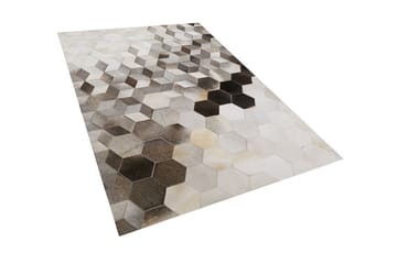 Gavik Tæppe 140x200 cm - Grå - Tekstiler - Tæpper - Orientalske tæpper - Patchwork tæppe